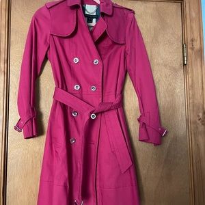 Marc by Marc Jacobs Raspberry Trench Coat